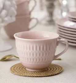 ĆMIELÓW SOFIA LB07 RÓŻANA Zestaw kawowy 12 el dla 6 osób / porcelana
