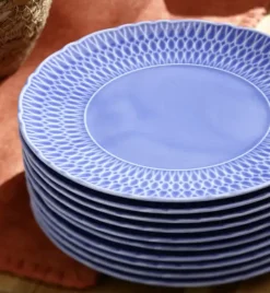 ĆMIELÓW SOFIA LB03 SZAFIROWA Zestaw obiadowy 18 el / 6 osób / porcelana
