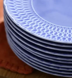 ĆMIELÓW SOFIA LB03 SZAFIROWA Zestaw obiadowy 18 el / 6 osób / porcelana