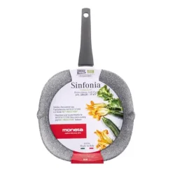 MONETA SINFONIA Patelnia grillowa 28 cm powłoka nieprzywierająca Artech Stone / indukcja