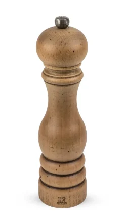 PEUGEOT ANTIQUE Młynek do pieprzu 22 cm / drewno bukowe ręcznie postarzane