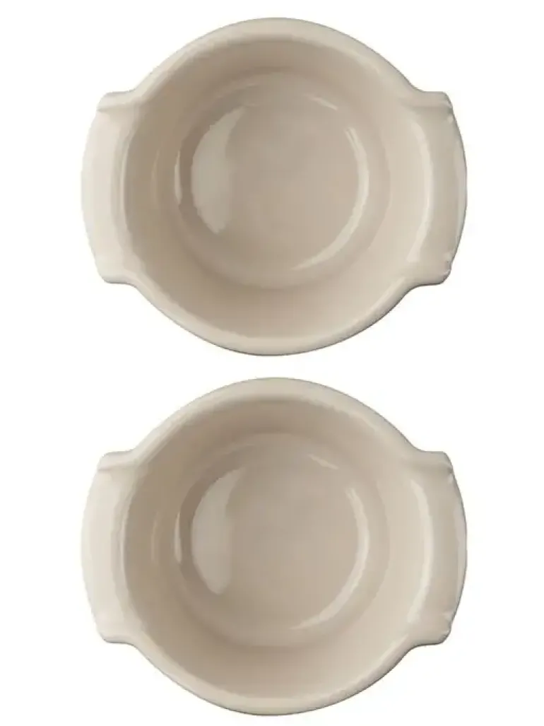 PEUGEOT APPOLIA Naczynia ceramiczne okrągłe 200 ml 2 szt. białe