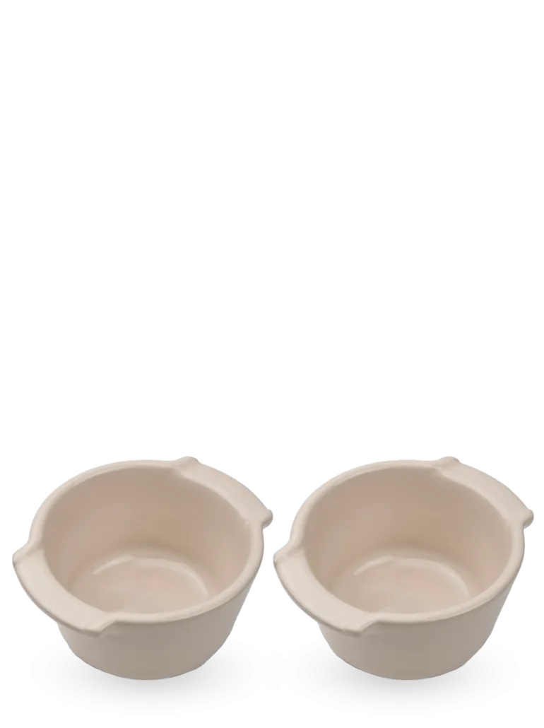 PEUGEOT APPOLIA Naczynia ceramiczne okrągłe 200 ml 2 szt. białe