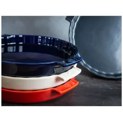 PEUGEOT APPOLIA Naczynie do tarty / 28 cm / szare