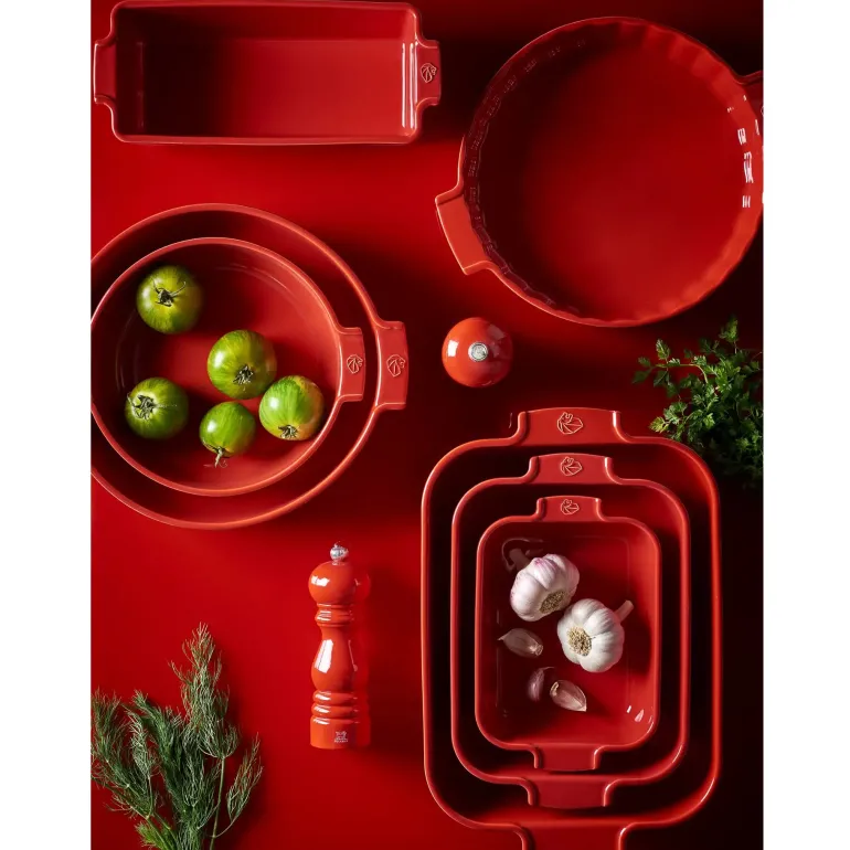 PEUGEOT APPOLIA Naczynie prostokątne / 22 cm / czerwone