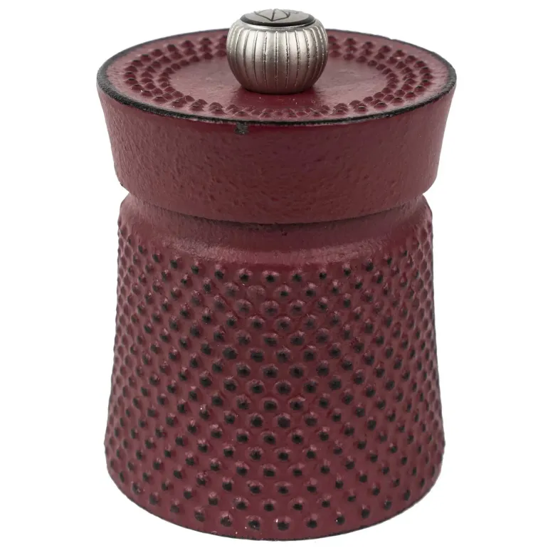 PEUGEOT BALI CAST IRON Młynek do pieprzu 8 cm / czerwony
