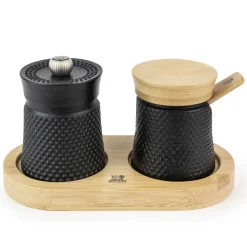 PEUGEOT BALI CAST IRON zestaw młynków + podstawka