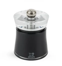 PEUGEOT BALI Młynek do pieprzu 8 cm / czarny / akryl + stal nierdzewna