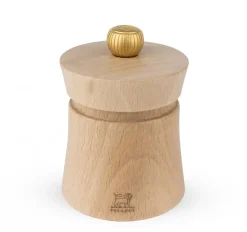 PEUGEOT BAYA Młynek do soli 8 cm / naturalny / drewno