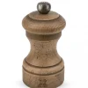 PEUGEOT BISTRO ANTIQUE Młynek do pieprzu 10 cm / drewno bukowe / ręcznie postarzane