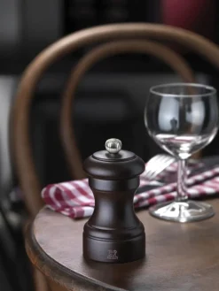 PEUGEOT BISTRO Młynek do pieprzu 10 cm / czarny / drewno