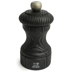 PEUGEOT BISTRO NATURE BLACK Młynek do soli 10 cm / drewno bukowe