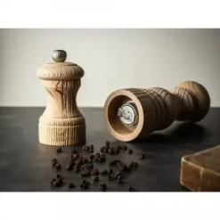 PEUGEOT BISTRO NATURE Młynek do pieprzu 10 cm / drewno bukowe