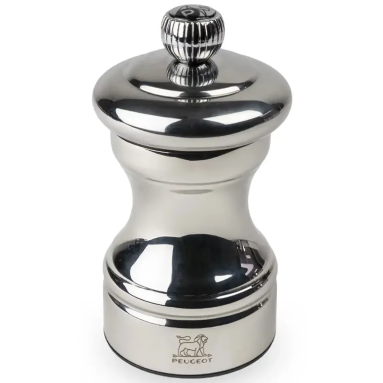 PEUGEOT BISTRO SHINY Młynek do pieprzu 10 cm srebrny
