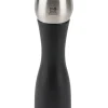 PEUGEOT FIDJI Młynek do soli 20 cm / czarny mat / drewno + stal nierdzewna