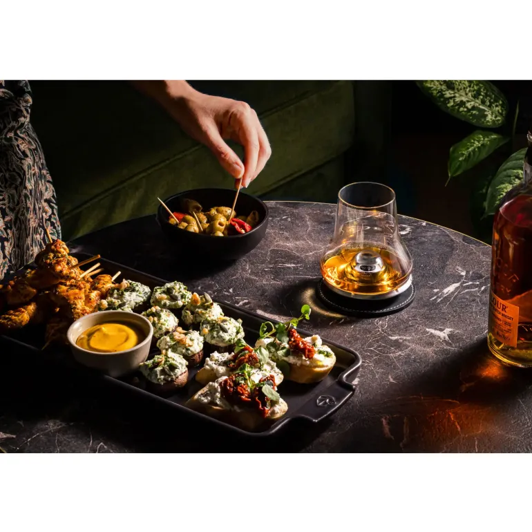 PEUGEOT LES IMPITOYABLES Szklanka do degustacji whisky 380 ml + podstawka chłodząca