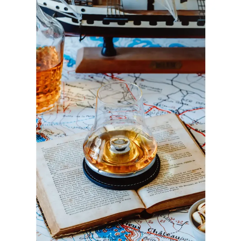 PEUGEOT LES IMPITOYABLES Szklanka do degustacji whisky 380 ml + podstawka chłodząca
