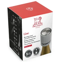 PEUGEOT LINE Zatyczka do win musujących szara