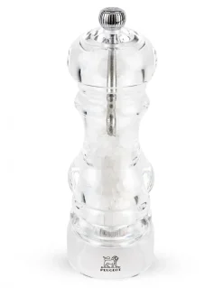 PEUGEOT NANCY Młynek do soli 18 cm / akryl + stal nierdzewna
