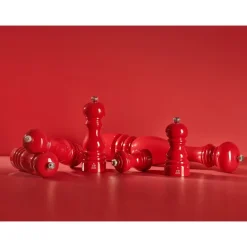 PEUGEOT PARIS Młynek do pieprzu 12 cm / red passion lacquer / drewno bukowe