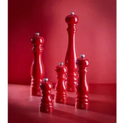 PEUGEOT PARIS Młynek do pieprzu 12 cm / red passion lacquer / drewno bukowe