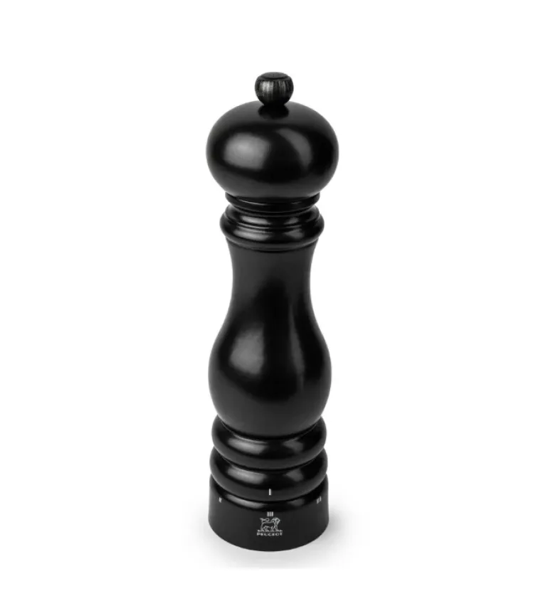 PEUGEOT PARIS Młynek do pieprzu 22 cm / satynowa czerń / drewno bukowe