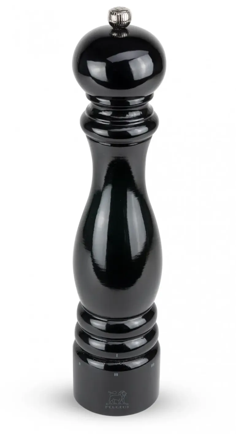 PEUGEOT PARIS Młynek do pieprzu 30 cm / czarny lakier / drewno bukowe