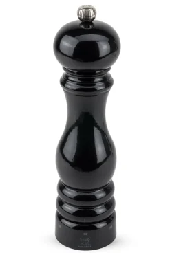 PEUGEOT PARIS Młynek do soli 22 cm / czarny lakier / drewno bukowe