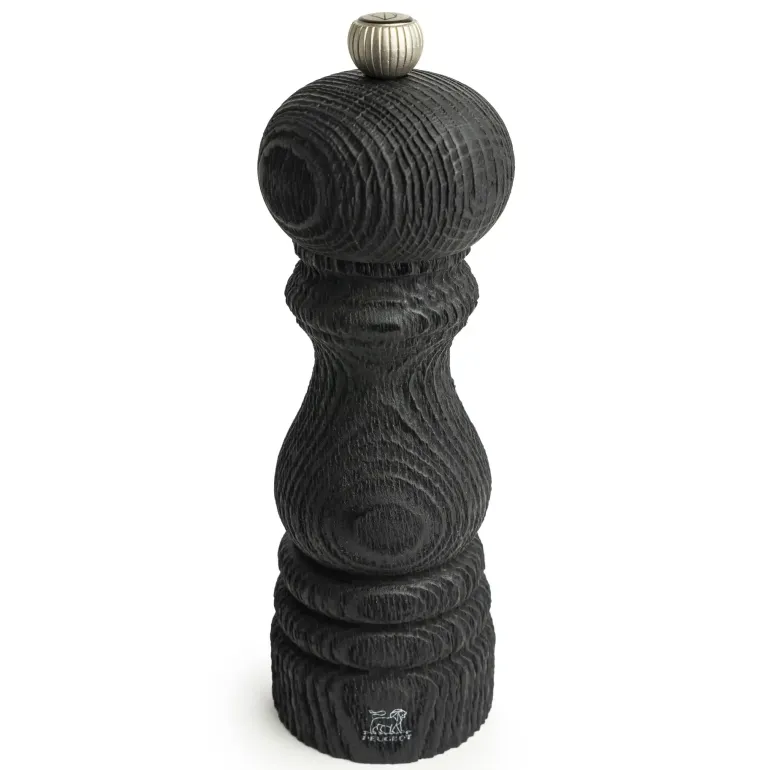 PEUGEOT PARIS NATURE BLACK Młynek do pieprzu 18 cm / drewno bukowe