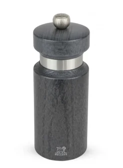 PEUGEOT ROYAN Młynek do soli 14 cm / szary / drewno bukowe