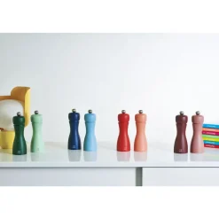 PEUGEOT TAHITI DUO Komplet młynków do soli i pieprzu 15 cm / drewno bukowe / zielony