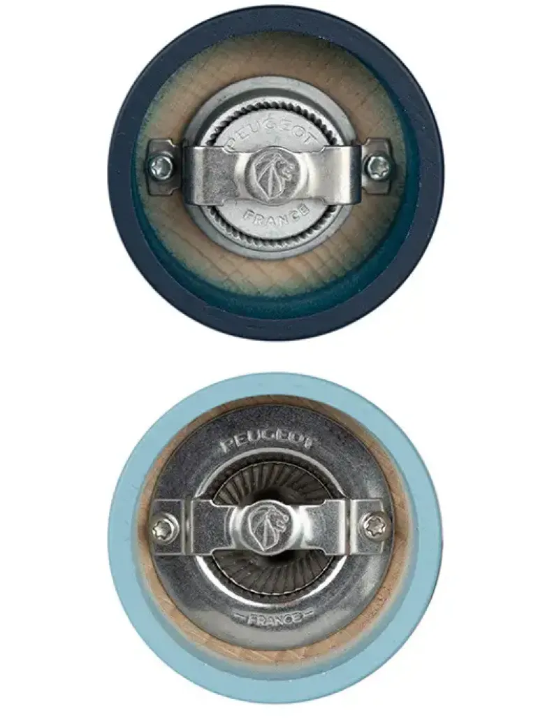 PEUGEOT TAHITI DUO Zestaw młynków do soli i pieprzu 15 cm / drewno bukowe / niebieski