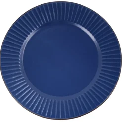PRIMA DECO BRENTA Komplet obiadowy 54 el dla 18 os / kamionka / granatowy mat