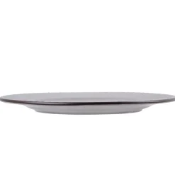 PRIMA DECO BRENTA Komplet obiadowy 54 el dla 18 os / kamionka / szary mat