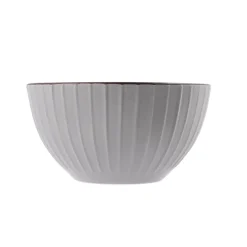 PRIMA DECO BRENTA Komplet obiadowy 18 el dla 6 os / kamionka / szary mat