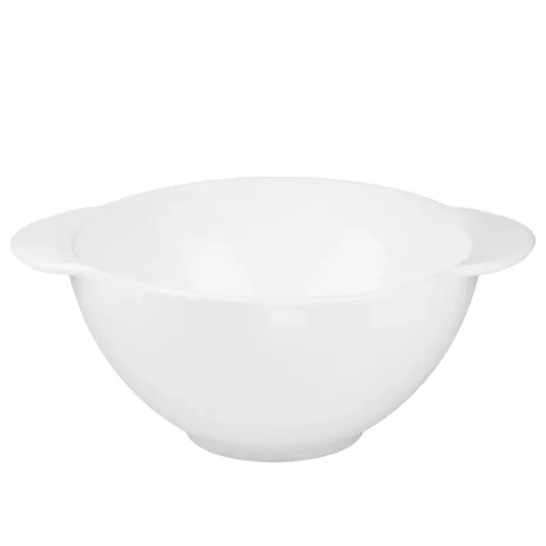 PRIMA DECO CLASSIC Bulionówka 540 ml / biała / szkło hartowane