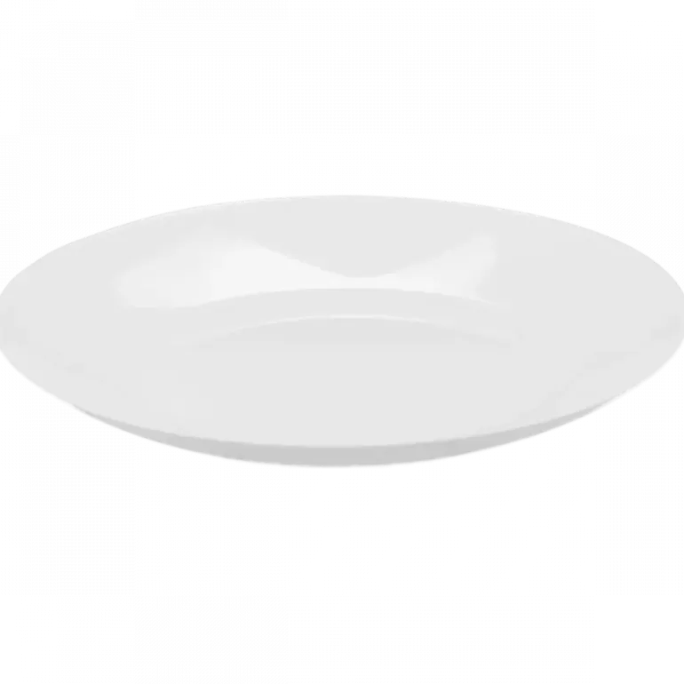 PRIMA DECO CLASSIC Komplet obiadowy OPALEX 54 el dla 18 os / z miseczką / biały / szkło hartowane