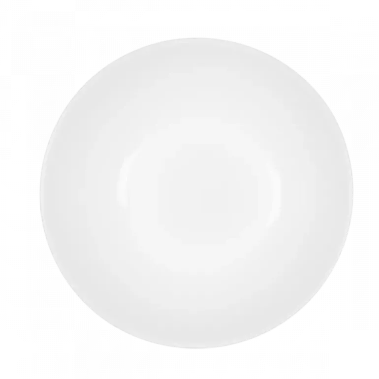 PRIMA DECO CLASSIC Komplet obiadowy OPALEX 54 el dla 18 os / z miseczką / biały / szkło hartowane