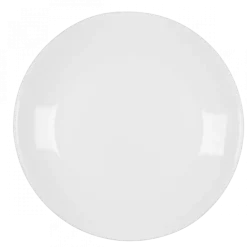 PRIMA DECO CLASSIC Komplet obiadowy OPALEX 36 el dla 12 os / z miseczką / biały / szkło hartowane