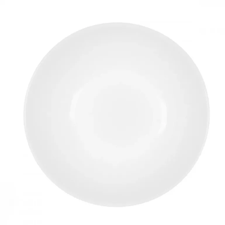 PRIMA DECO CLASSIC Salaterka 16 cm / biała / szkło hartowane