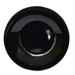 PRIMA DECO CLASSIC Talerz głęboki do zupy 20 cm / czarny / szkło hartowane