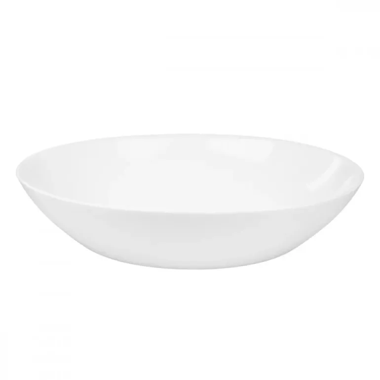 PRIMA DECO CLASSIC Talerz głęboki do zupy 20 cm / biały / szkło hartowane