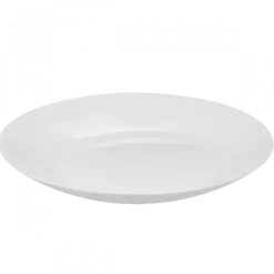 PRIMA DECO CLASSIC Talerz obiadowy 25 cm / biały / szkło hartowane