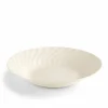 PRIMA DECO EMBOSS Komplet obiadowy 36 el dla 12 os karbowany / porcelana ecru