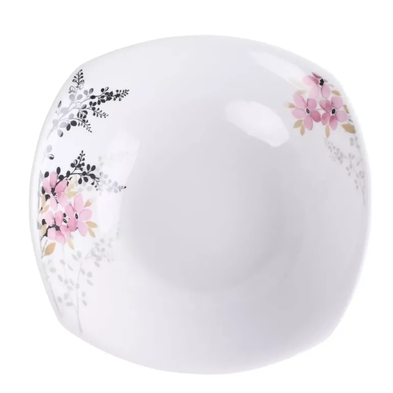 PRIMA DECO Komplet obiadowy 18 el 6 os Azalia kwadrat