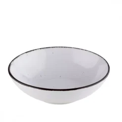 PRIMA DECO Komplet obiadowy 72 el dla 18 os biały / kamionka