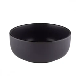 PRIMA DECO Komplet obiadowy 72 el dla 18 os / ciemny szary / matowy / kamionka