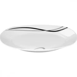 PRIMA DECO Komplet obiadowy 54 el dla 18 os FALA / kwadratowy / porcelana