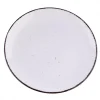 PRIMA DECO Komplet obiadowy 24 el dla 6 os biały / kamionka
