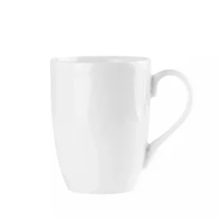 PRIMA DECO Komplet obiadowy porcelanowy 16 el 4 os z kubkiem biały
